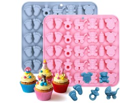 Molde silicona Baby Shower